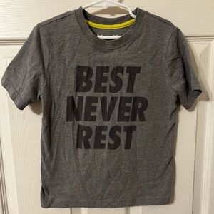 Boys Xersion Gray Short Sleeve Athletic T-Shirt, Size XS 6/7